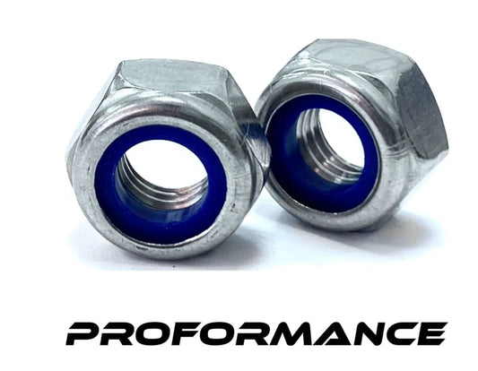 NYLOC NYLON INSERT LOCKING NUTS STAINLESS STEEL  M10 x 1.5